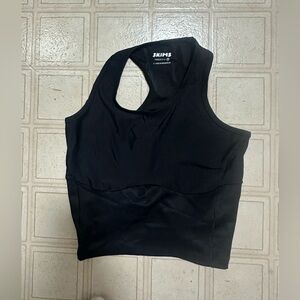 SKIMS Sleek Black Tank Top
